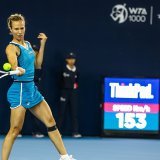 Viktorija Golubic jouera les demi-finales à Jiujiang KEYSTONE/EPA/WU HAO